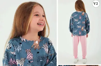 Kız Çocuk Pijama Takım kategorisi resmi